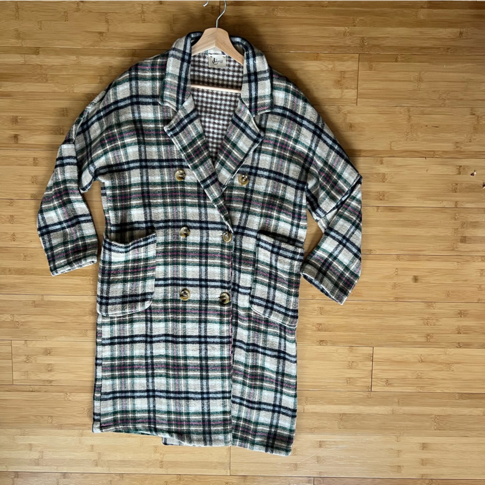 Johana Paris Houndstooth Wool Jacket